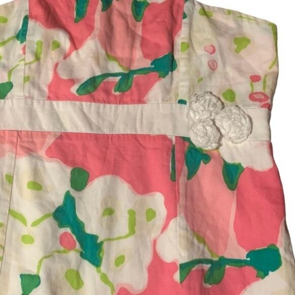 Lilly Pulitzer Dress Girl’s Floral Sundress Pink Size 16 Preppy Vacation Summer - Picture 2 of 7